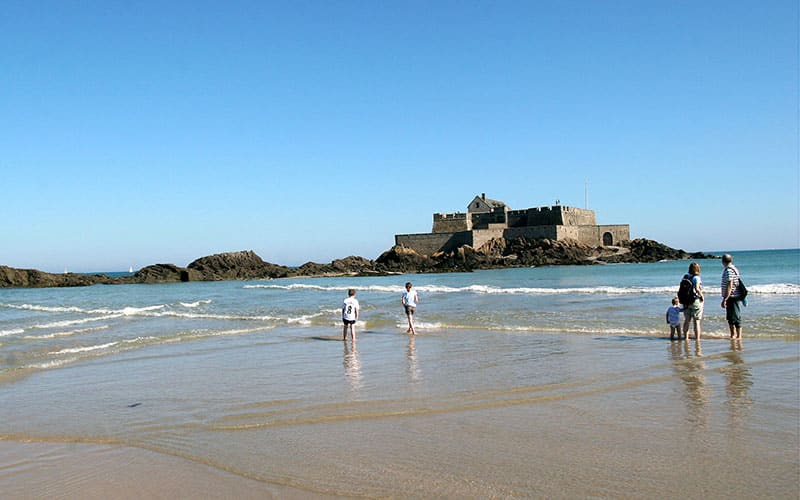 Saint-Malo : plage de l'eventail