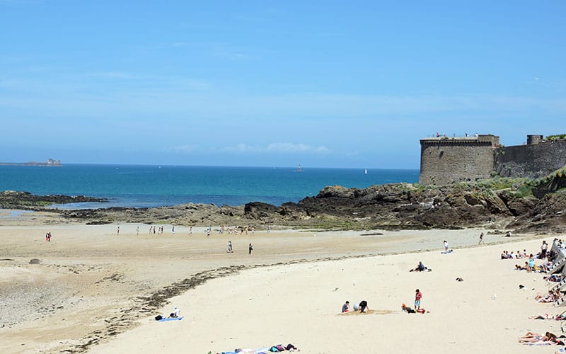 Saint-Malo : PLage du Mole